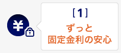 ずっと固定金利の安心